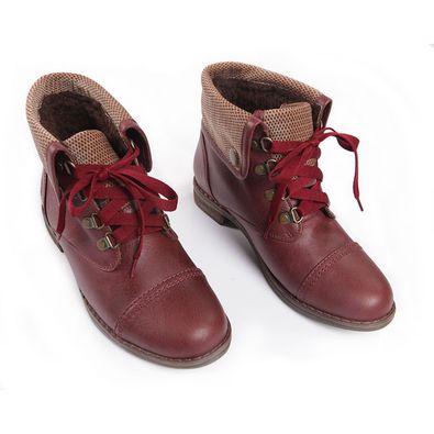 botas vinotinto mujer