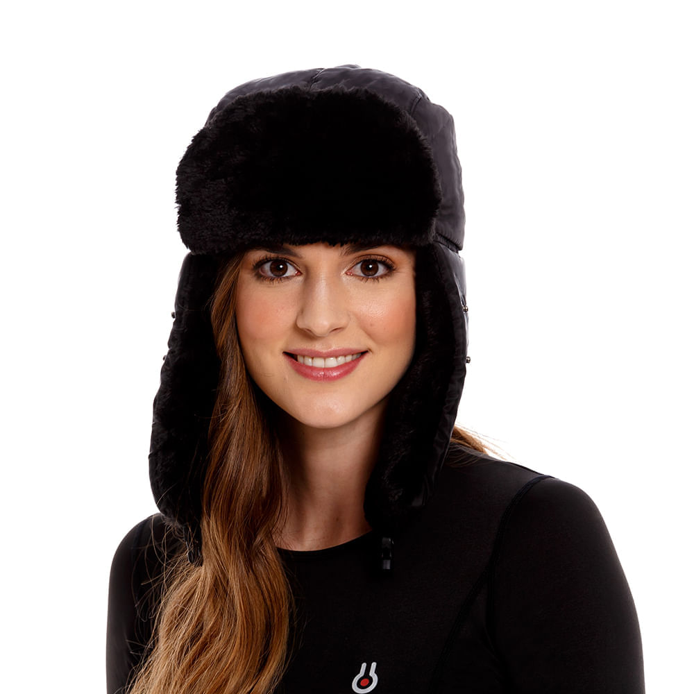GORRO AVIADOR PREMIUM ESSENTIAL UNISEX THM NEGRO