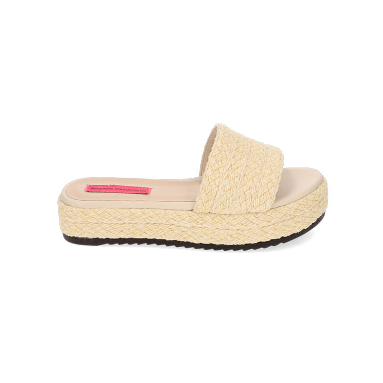 Sandalia yute beige para mujer snorri