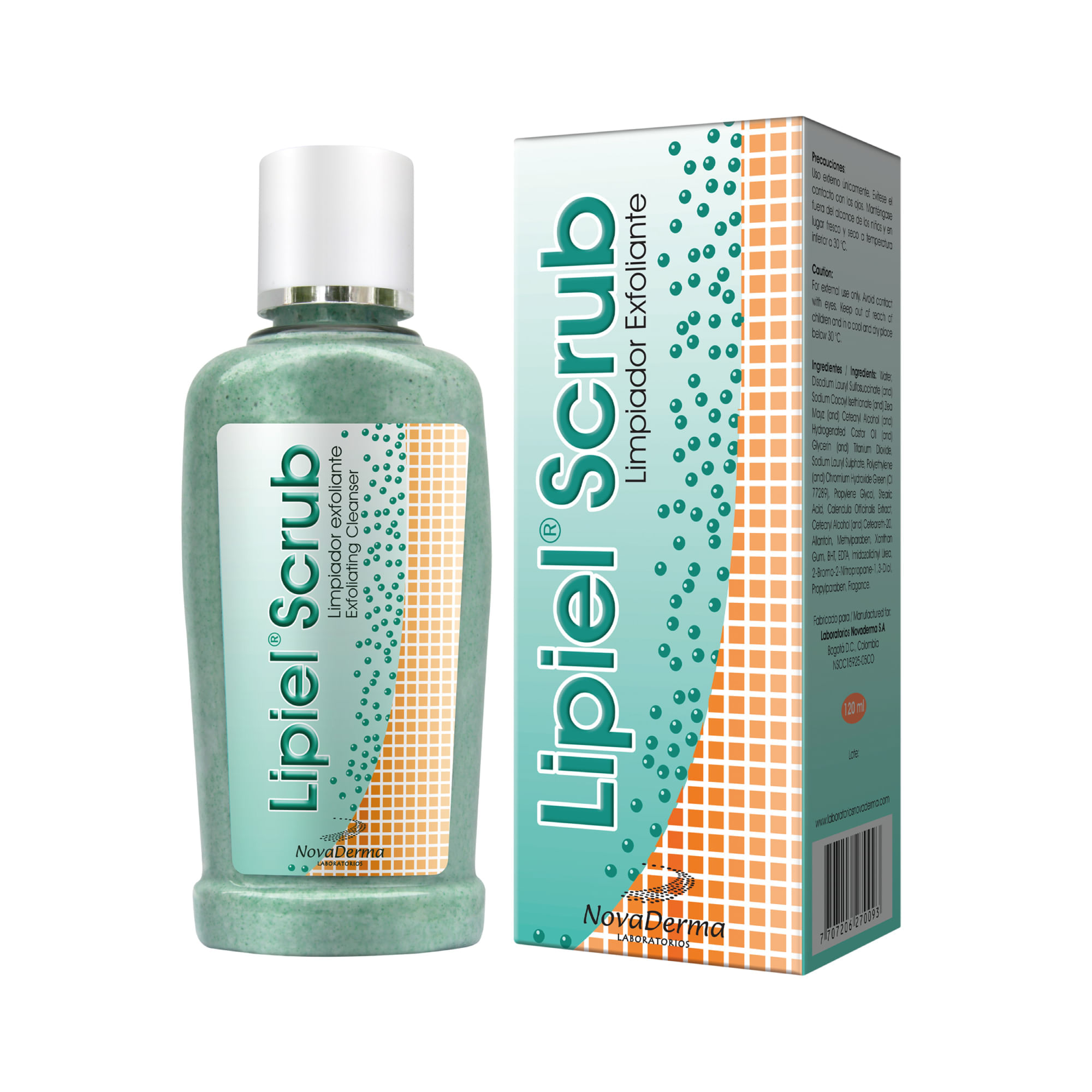 Lipiel Scrub Limpiador Exfoliante - Novaderma