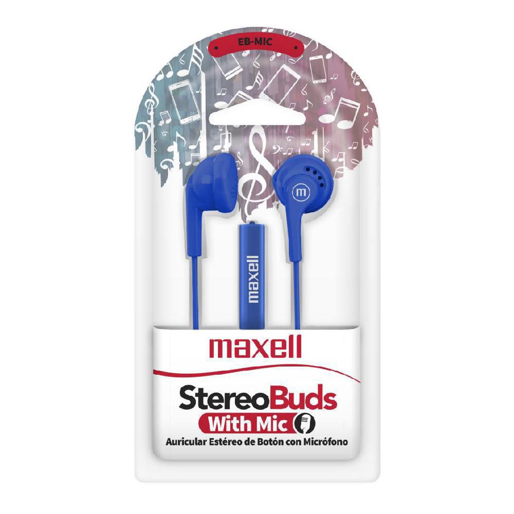 Audífonos Maxell IN E Cableado 347362 Azul