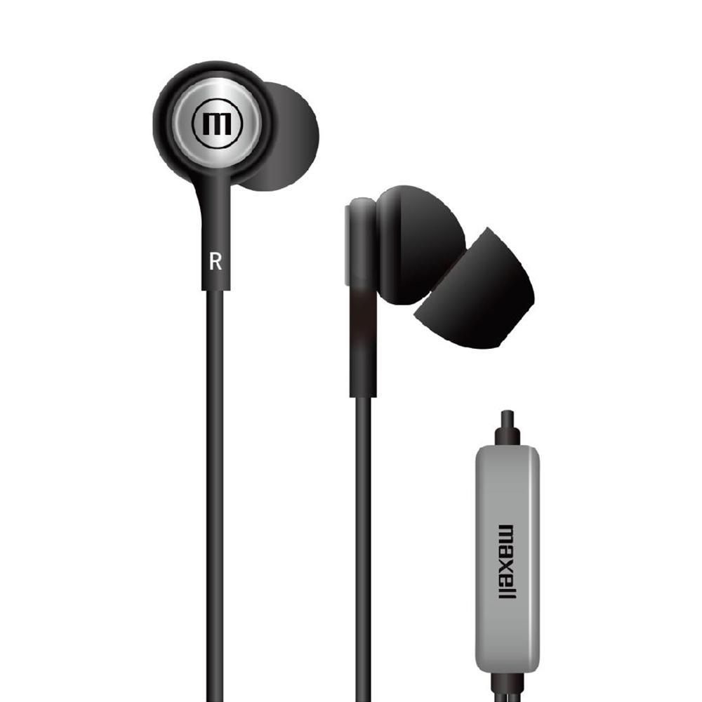 Audífonos Maxell IN E Cableado 348120 Negro