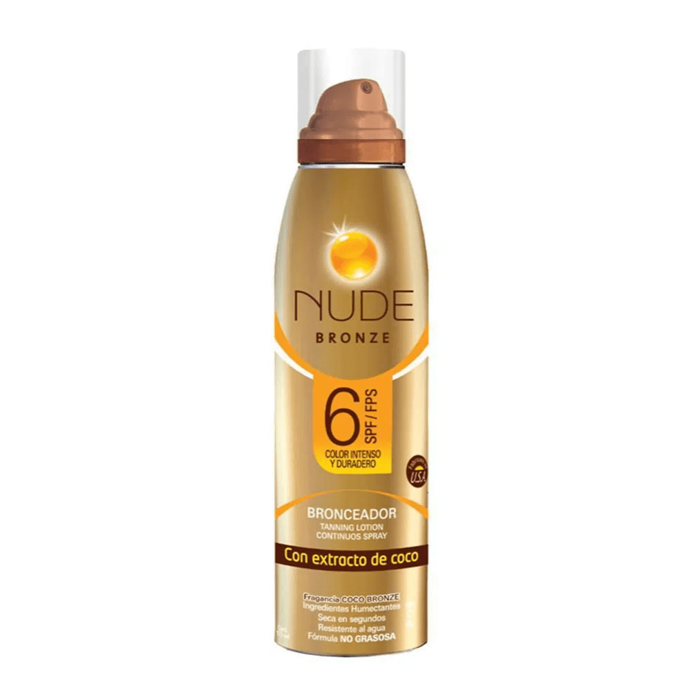Bronceador Nude Aerosol Spf 6 177Ml