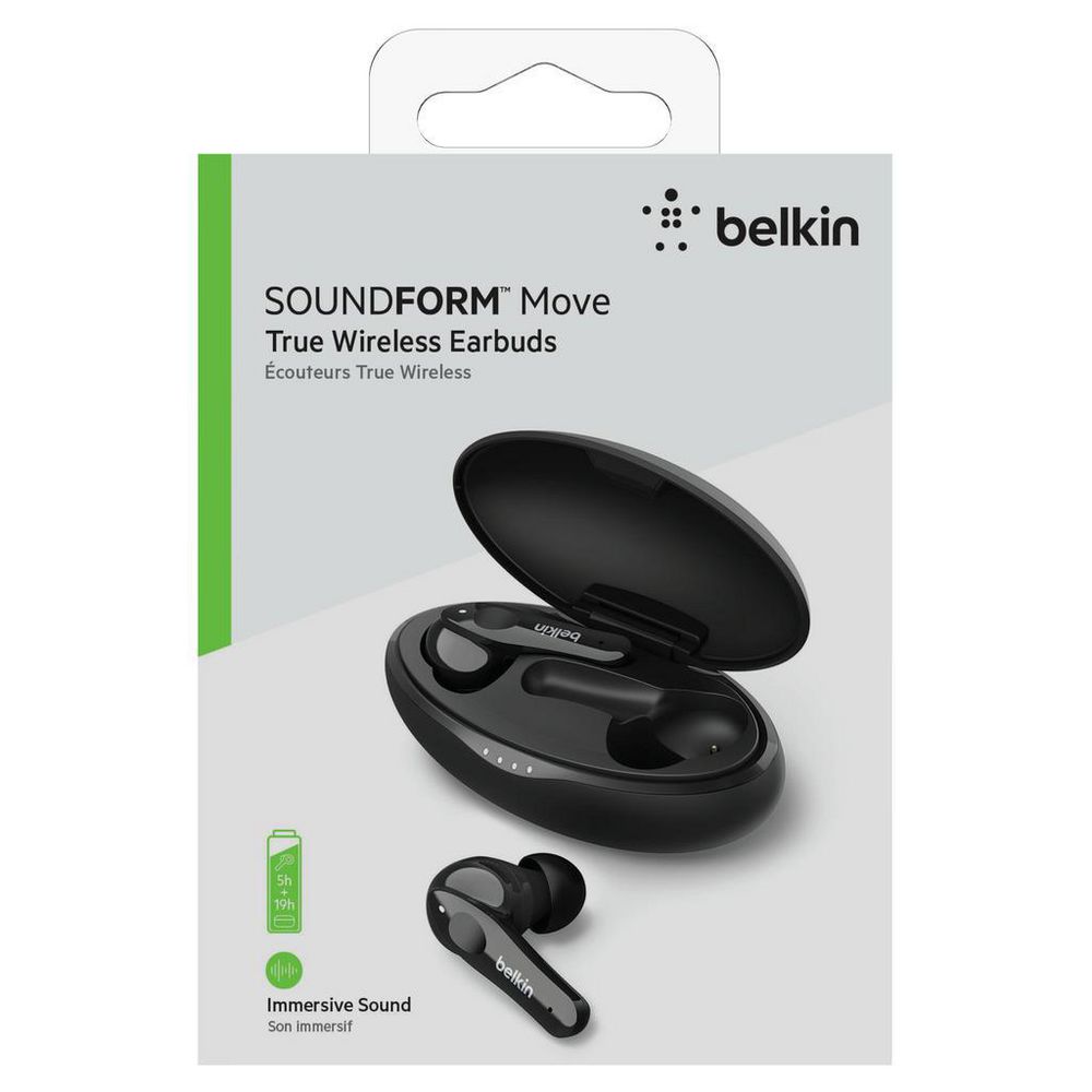 Audífonos Belkin Bluetooth SAP127 Negro PAC001btBKGR