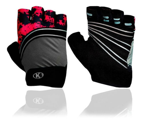Guantes Para Gimnasio De Cuero Ideal Para Pesas Crossfit Gym - M