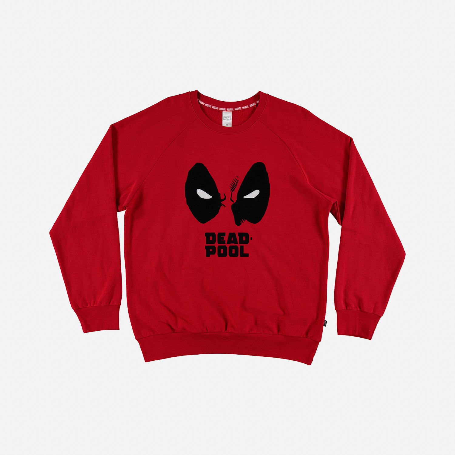 Buzo de hombre, manga larga regular fit roja de Deadpool ©Marvel
