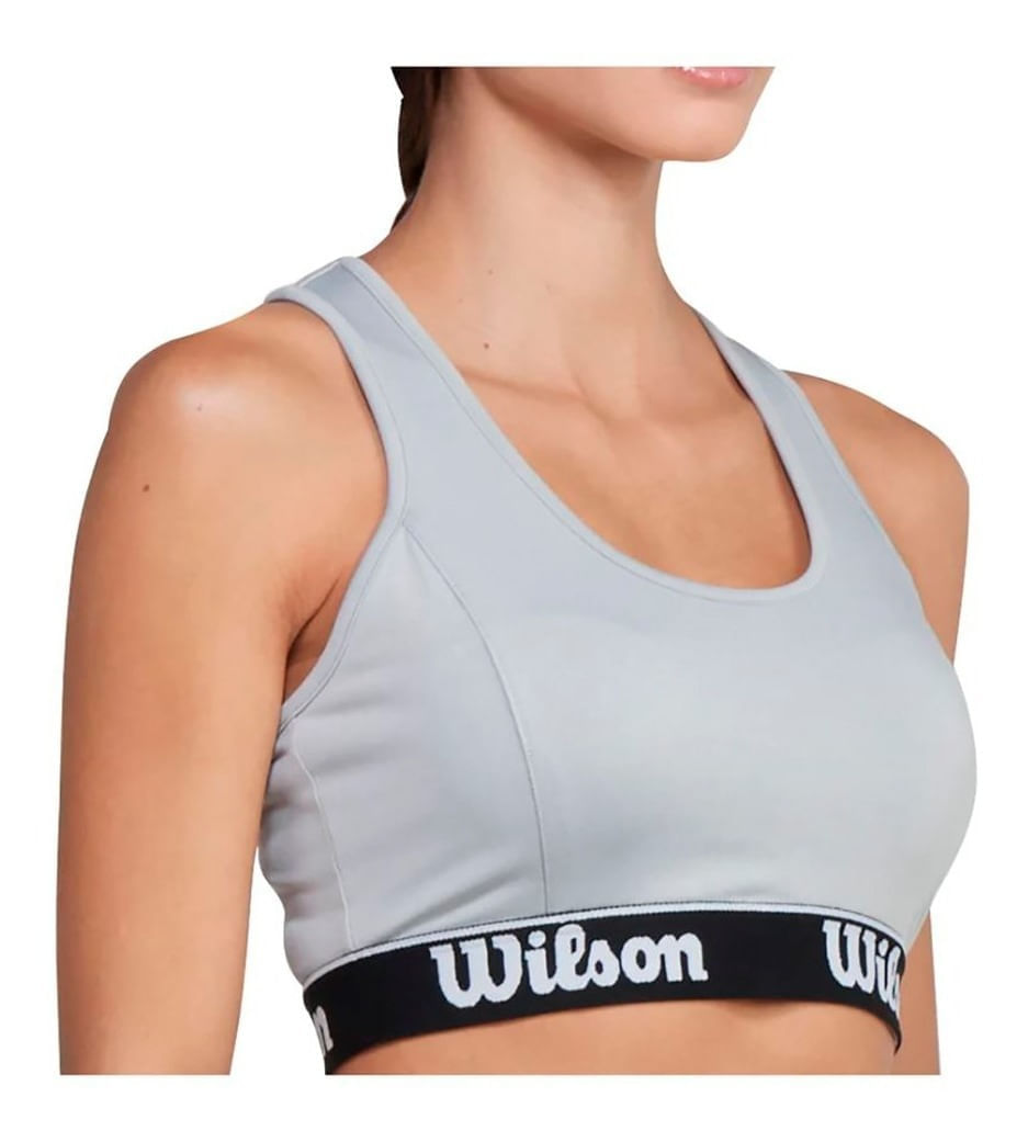 Top Deportivo Mujer Wilson Elástico Brasier Sujetador Soten Liso