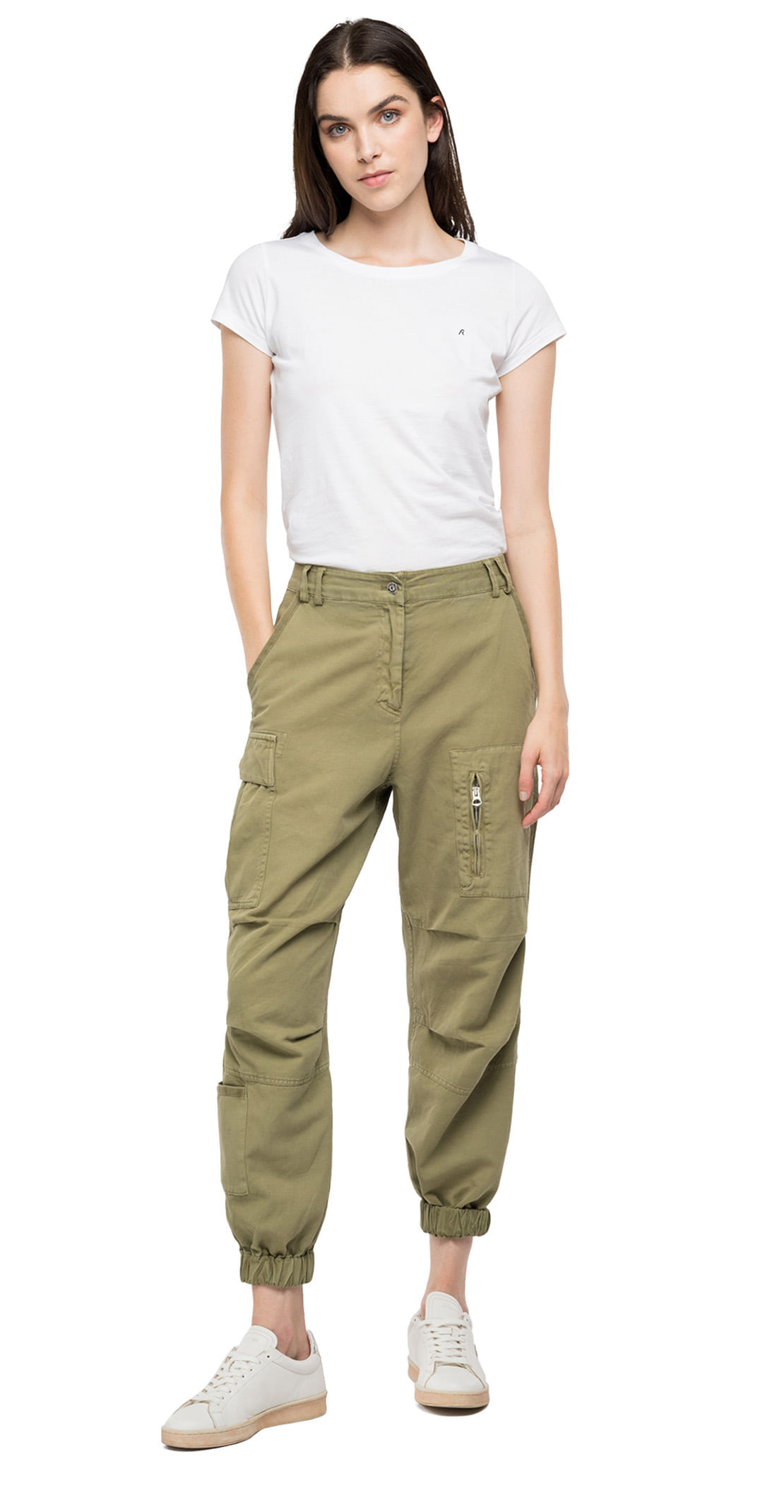 Pantalon Cargo Para Mujer Pants Replay 50914