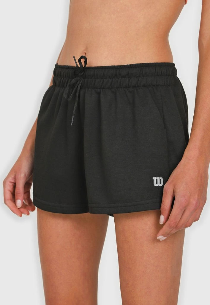 Pantaloneta Deportiva Short Wilson French 98334 Mujer Gym Fi Terry