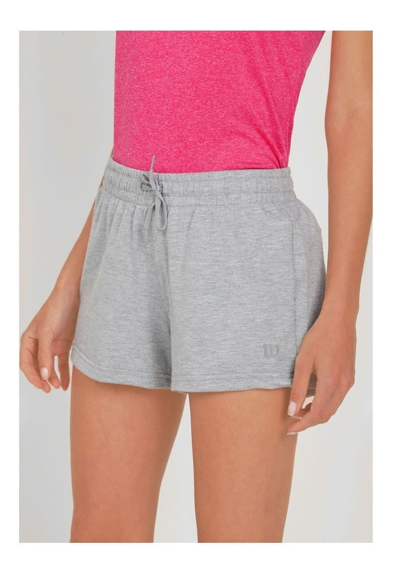 Pantaloneta Deportiva Short Wilson French 98334 Mujer Gym Fi