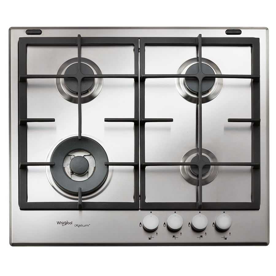 Cubierta Whirlpool Gas 61cm 4Pts