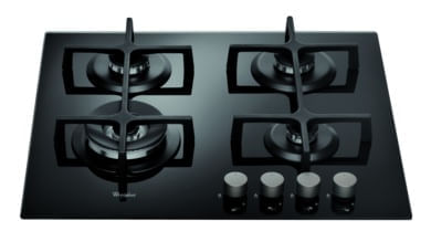 Cubierta Whirlpool gas 4Pts. Vitracerámica NG