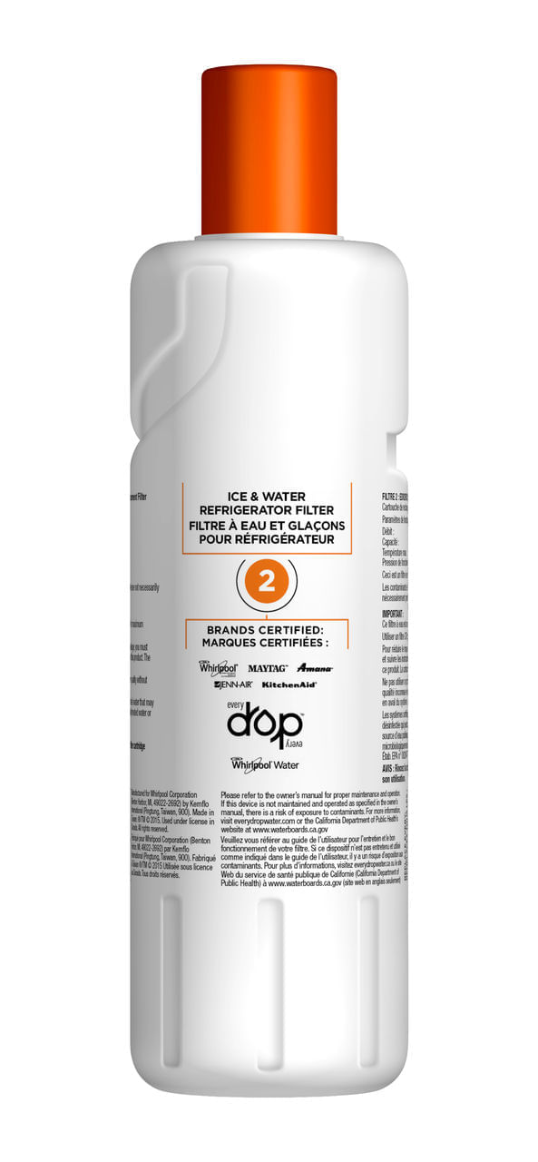 Filtro Whirlpool Agua para refrigeradores Filtro 2