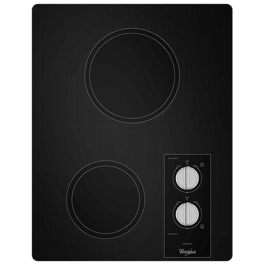 Cubierta Whirlpool Eléctrica 38cm Negro