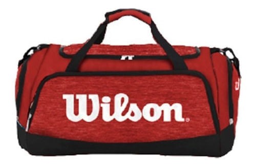 Bolso Deportivo Gym Entrenamiento Wilson B Viaje Hombre Muje-Casual / Rojo
