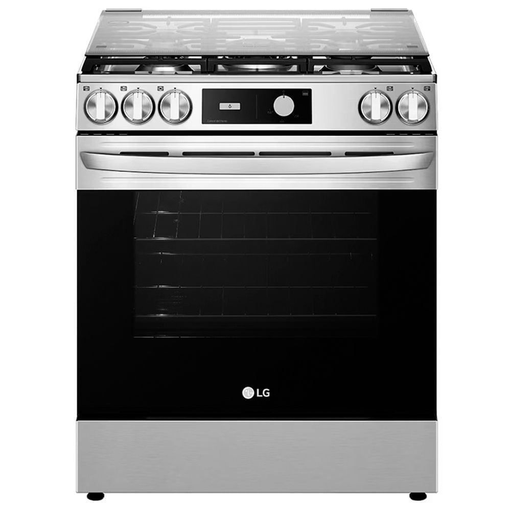 Estufa 5P Acero inox Gas nat. LG LRGL5843S.BSTFLGC