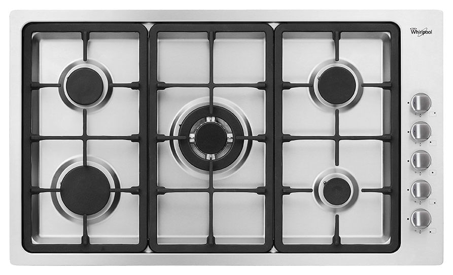 Cubierta a gas 86cm - Acero inoxidable