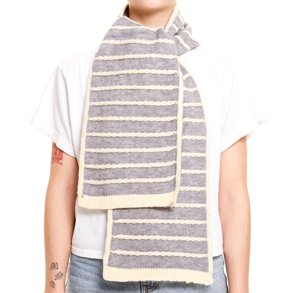 BUFANDA STRIPED WARM THM