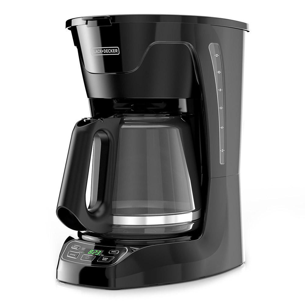 Cafetera 12 Tazas Prog. BLACK & DECKER CM1110BLA