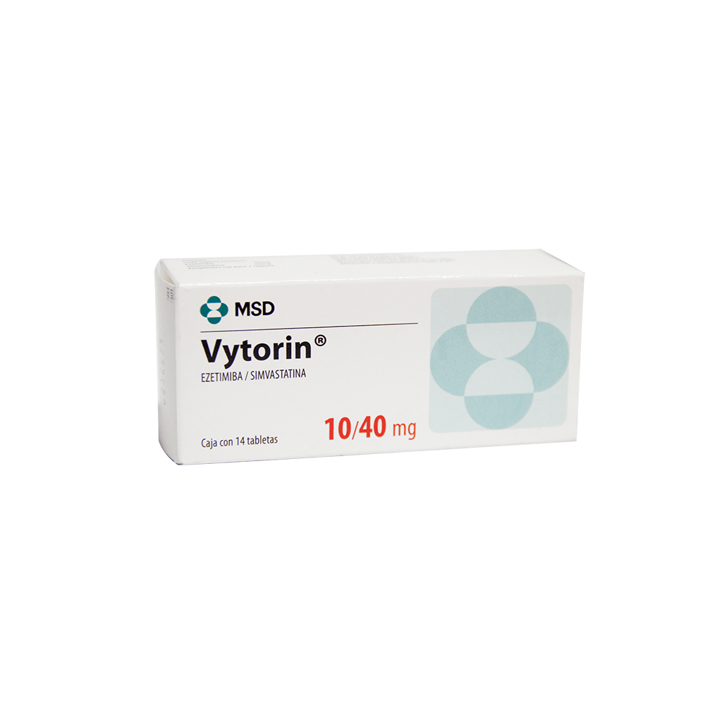 Vytorin 10/40Mg X 14 Comprimidos