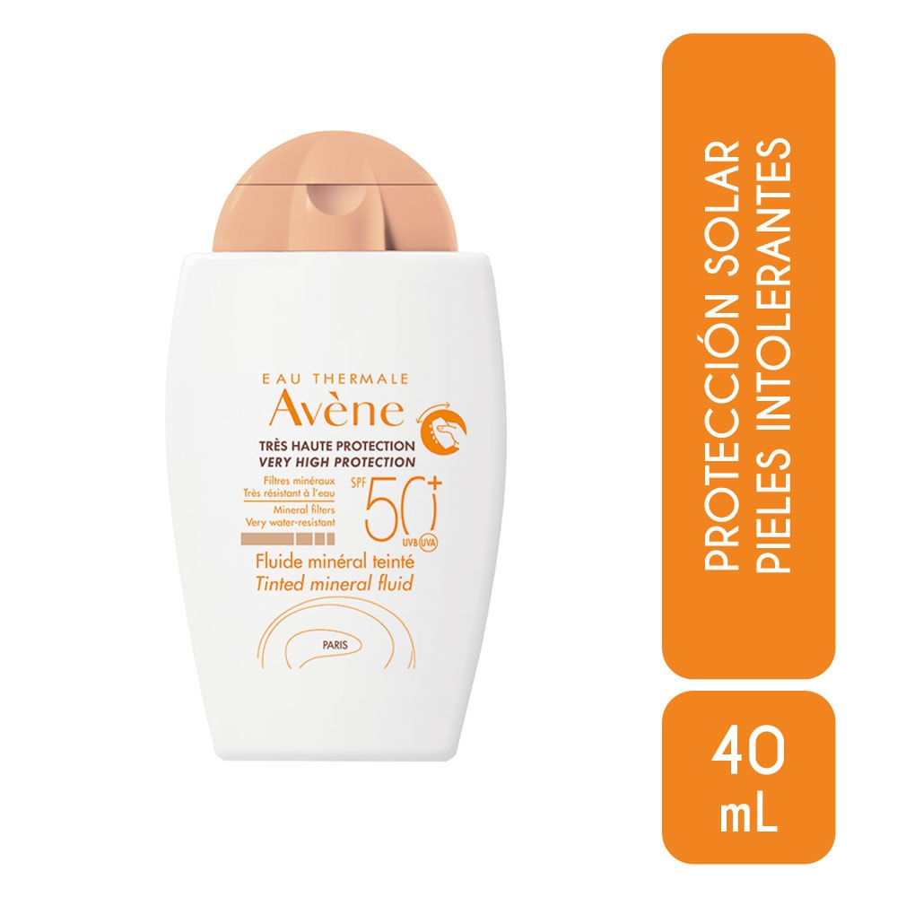 Protector Solar Fluido Mineral Color Avene Lb Spf 50+ X 40Ml