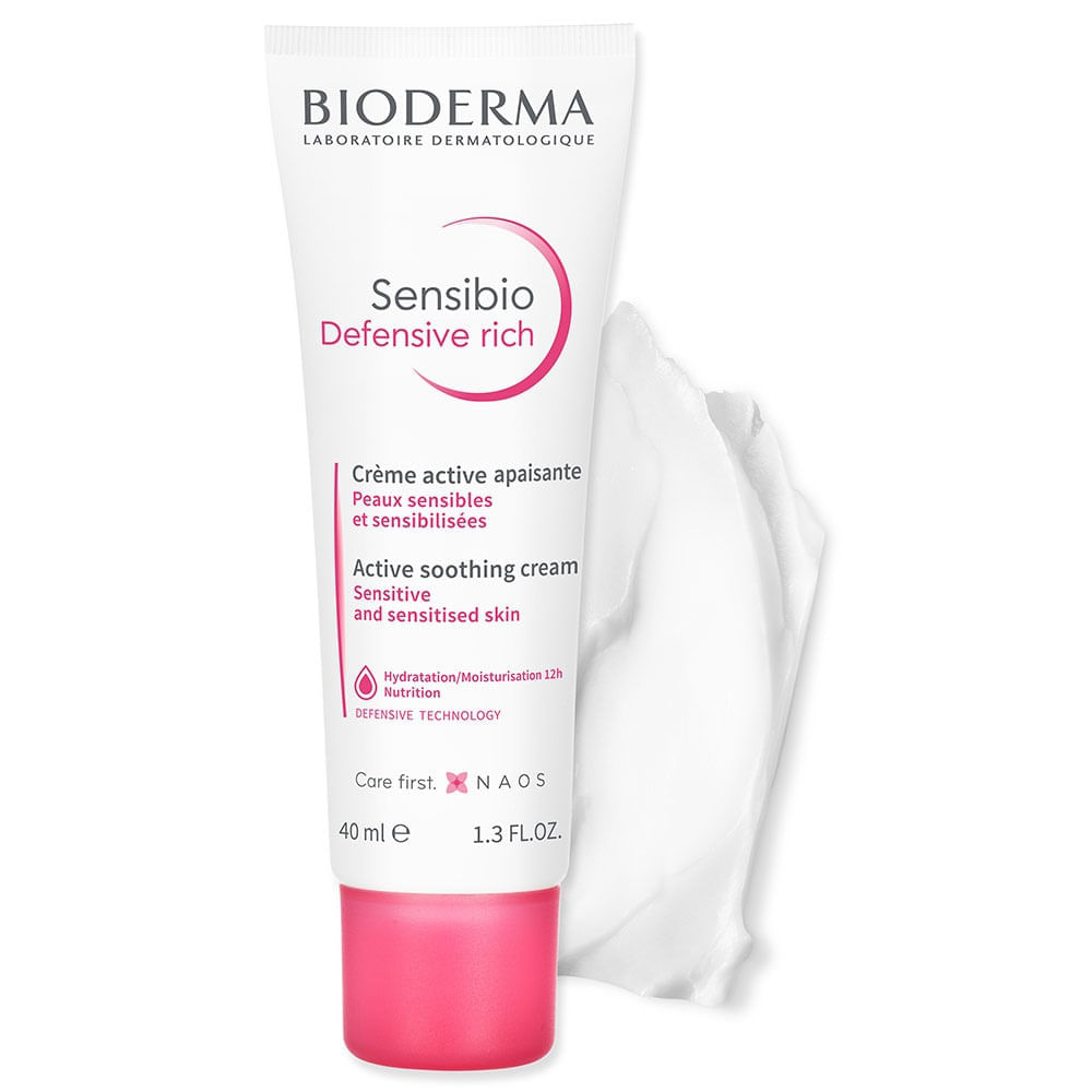 Bioderma Sensibio Defensive Rich - Crema Ligera Para Piel Sensible Y Sensibilizada X 40ml
