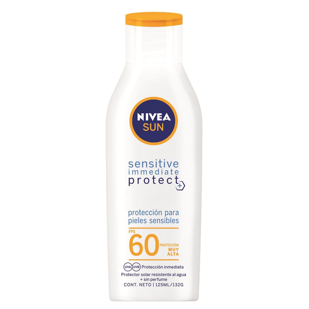 Bloqueador Solar Nivea Sensitive Fps60 X 125Ml