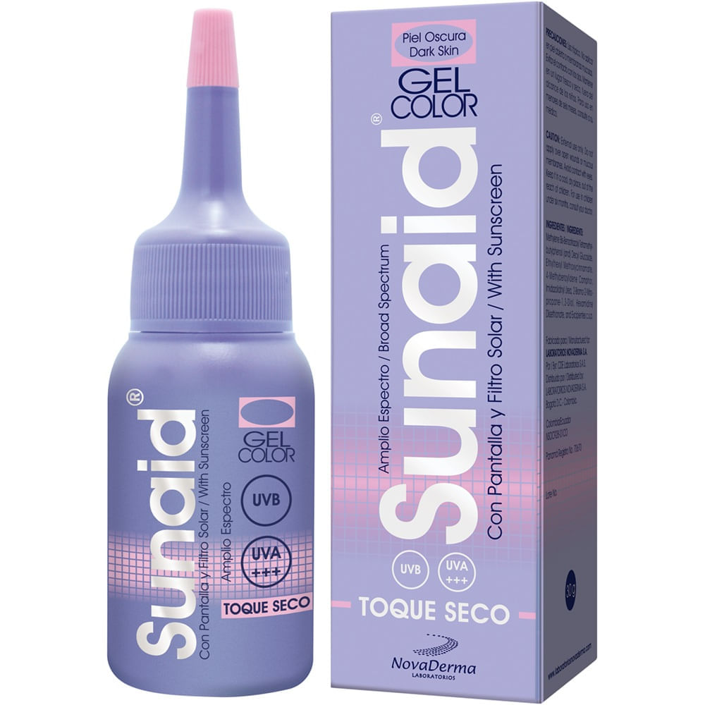 Base Sunaid Protector Solar Gel Pl Oscura X 30G