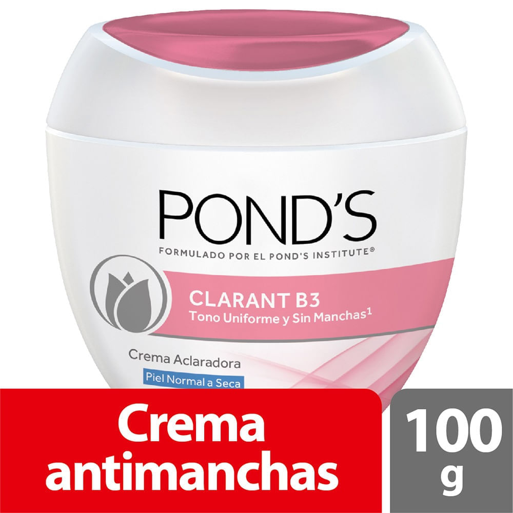 Crema Facial Ponds Clarant B3 Piel Normal A Seca X 100G