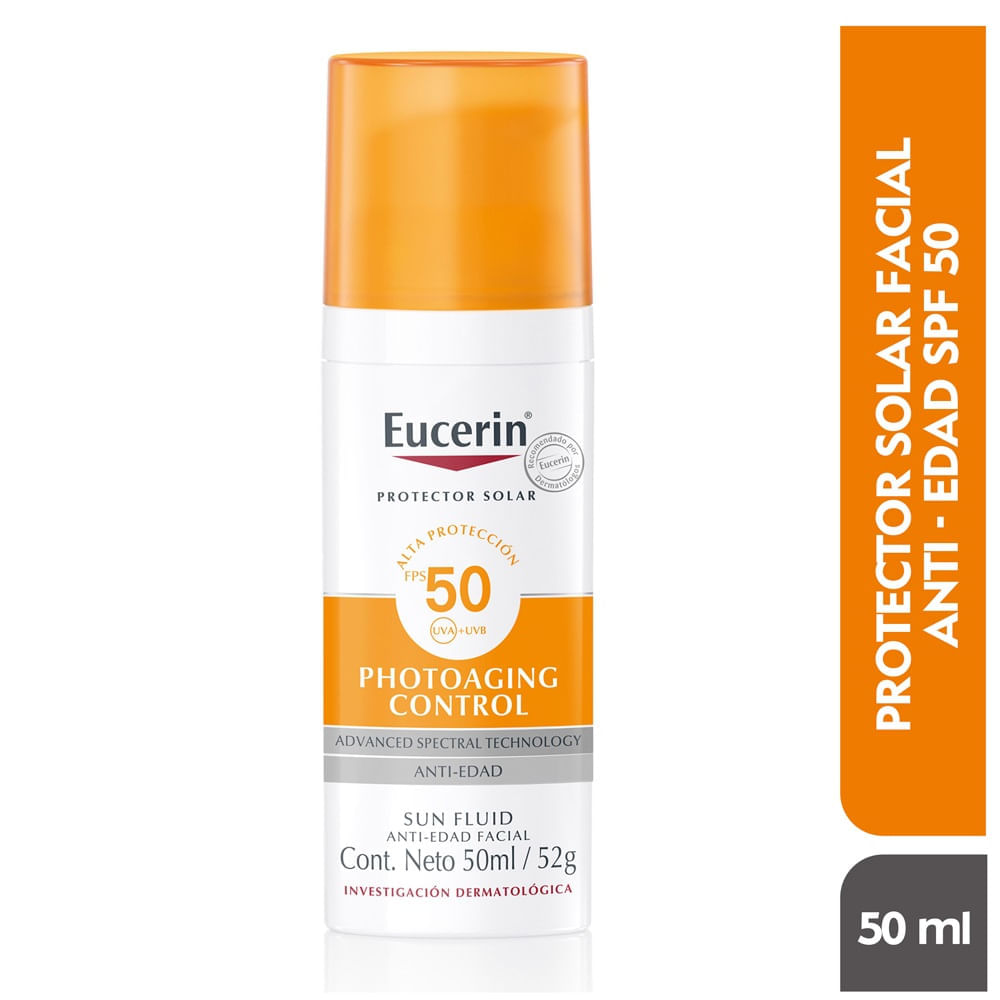 Protector Solar Eucerin Antiedad Fps50 X 50Ml