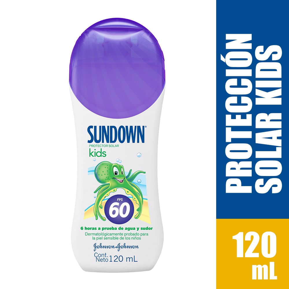 Protector Solar Sundown Kids Fps60 X 120ml