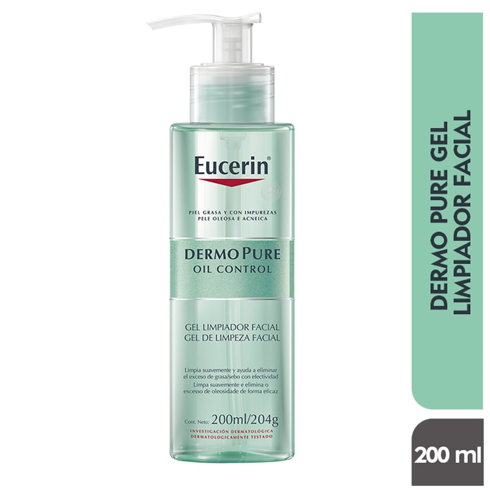 Gel Limpiador Facial Eucerin Dermopure Oil Control X 200Ml