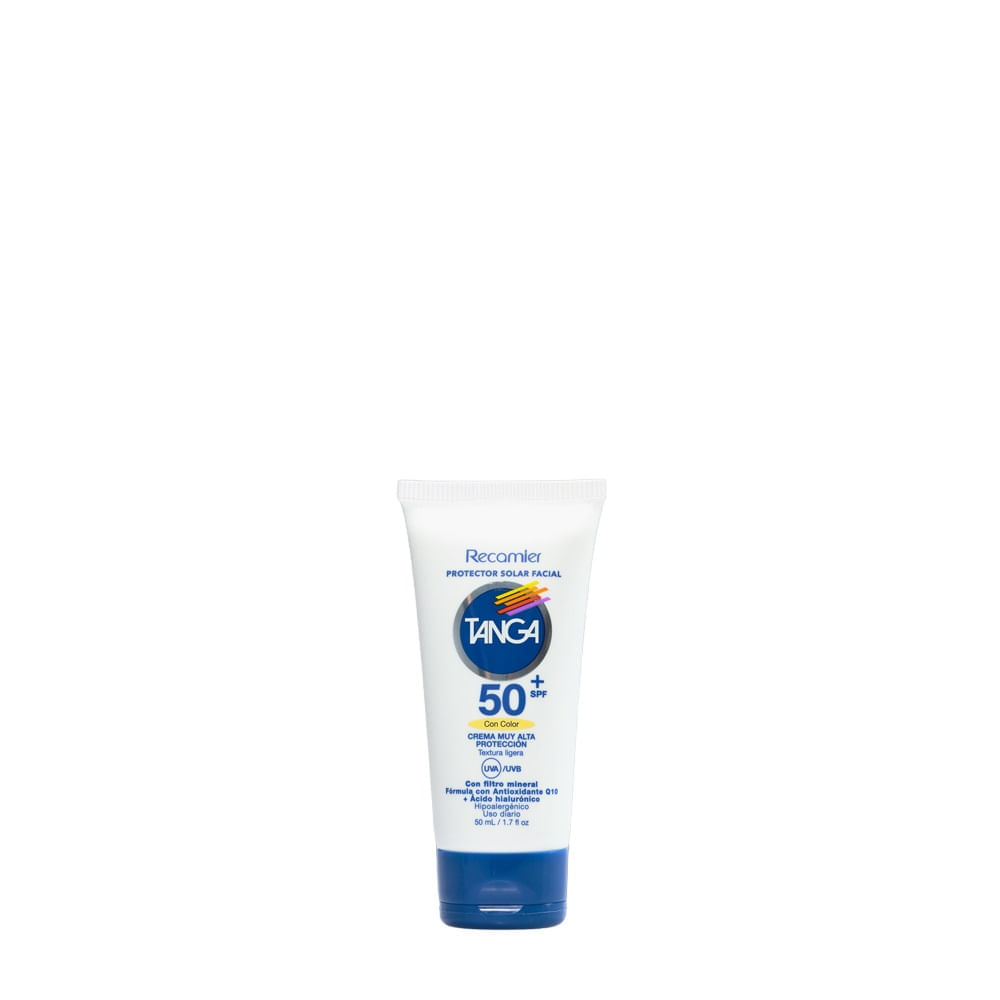 Protector Solar Facial Tanga Color Crema Spf50 X 50ml