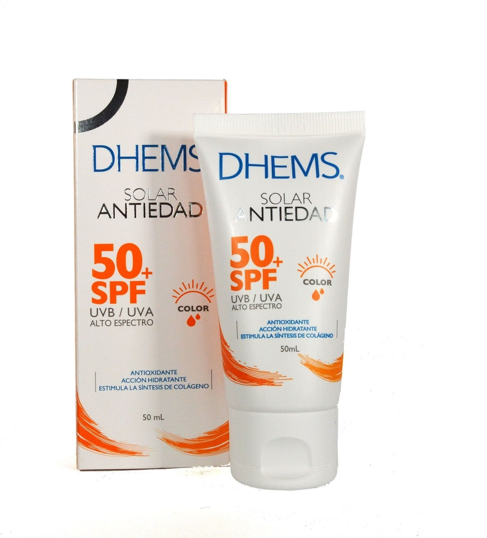 Protector Solar Dhems Antiedad Color Spf50 X 50Ml