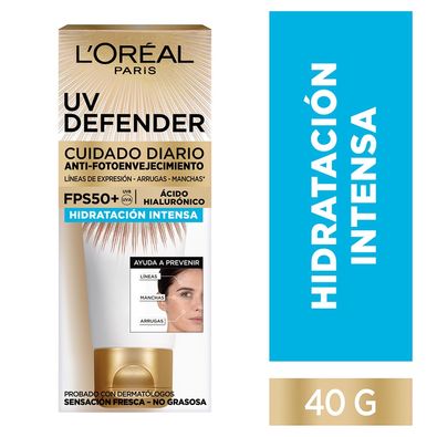 Crema L'Oréal Uv Defender Hidratacion Spf50 40G
