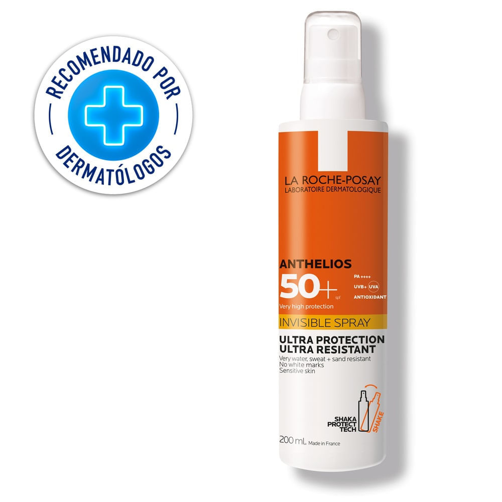 Protector Solar La Roche Posay Anthelios Spray Invisible Spf 50+ X 200Ml