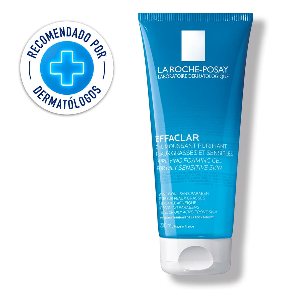 Gel Limpiador Facial Piel Grasa Y/O Tendencia Acneica La Roche Posay Effaclar Gel X 200Ml