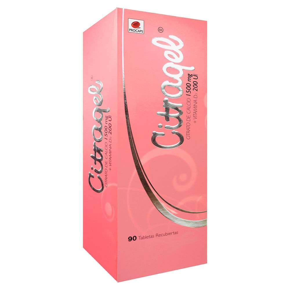 Citragel 1500Mg + 200Ui Caja X 90 Tabletas