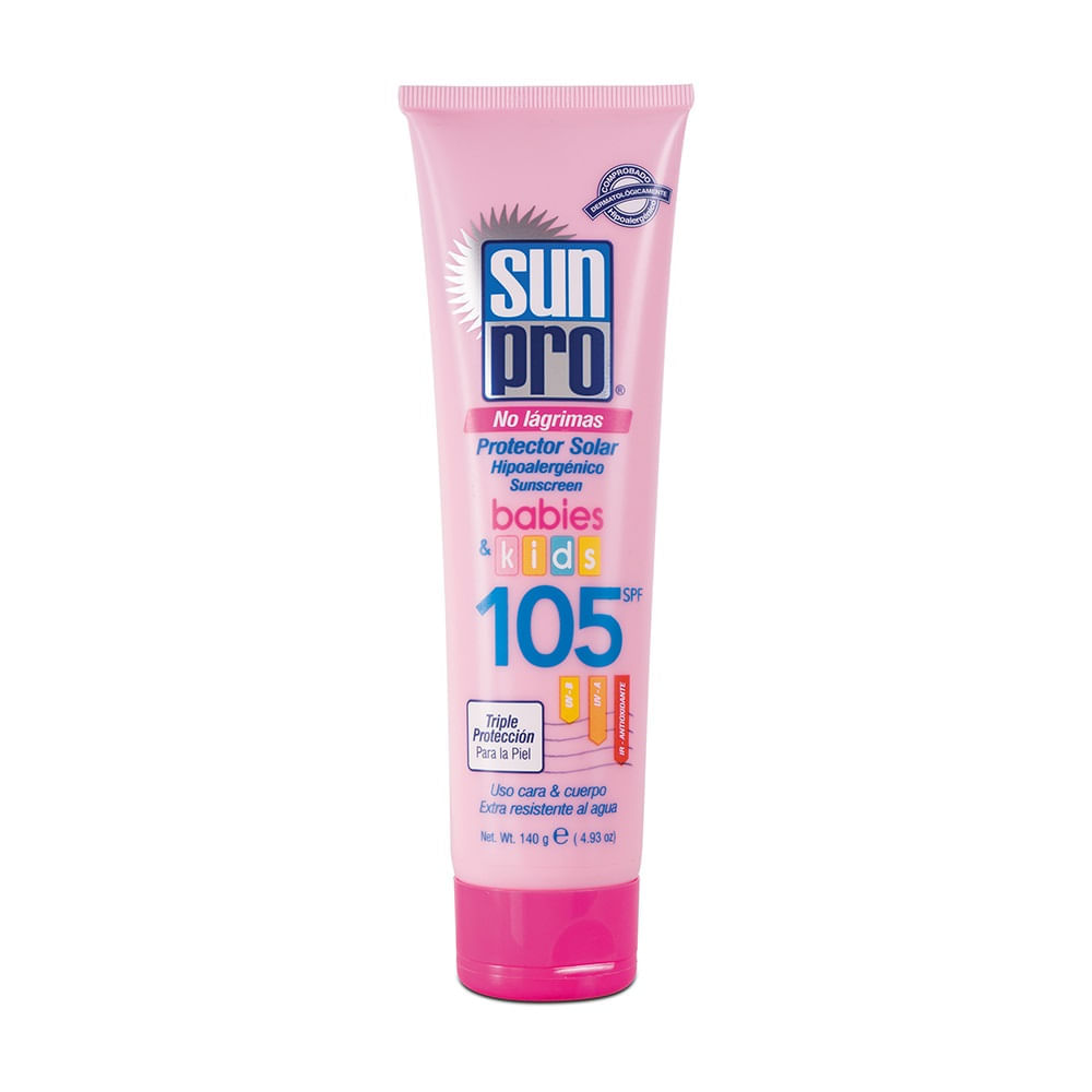 Bloqueador Solar Sun Pro Niños 105 Spf X 140G