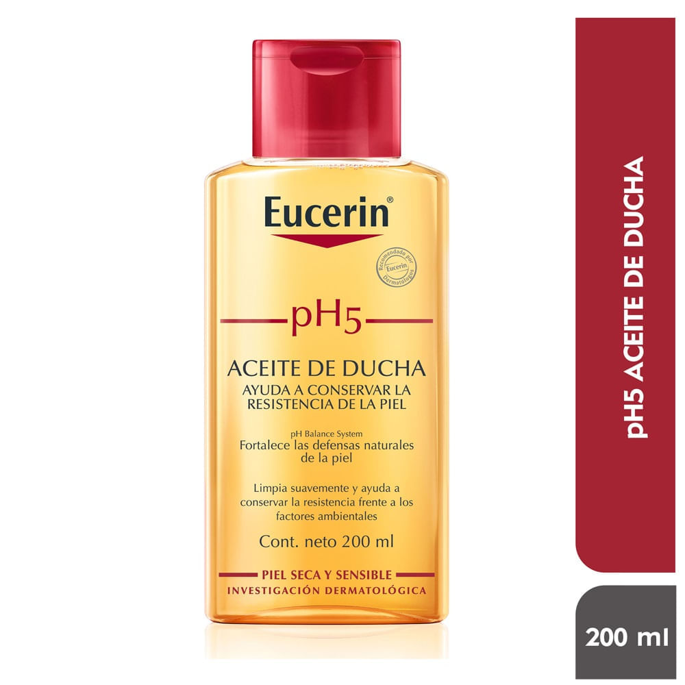 Aceite De Ducha Eucerin Ph5 Frasco X 200Ml