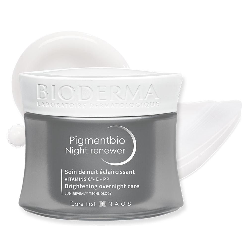 Bioderma Pigmentbio Night Renewer Crema De Noche Iluminadora Para Piel Con Manchas X 50ml