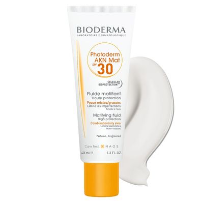 Bioderma Photoderm Akn Mat Spf30+ Protector Solar Piel Grasa Con Imperfecciones X 40ml