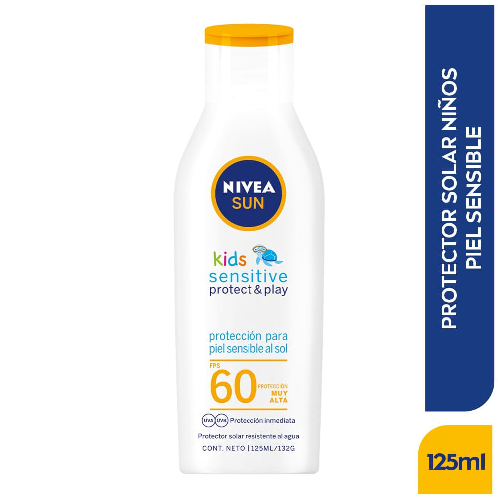 Protector Solar Nivea Sun Kids Fps60 X 125Ml