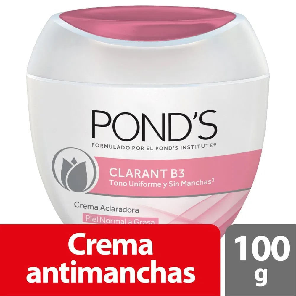 Crema Facial Ponds Clarant B3 Piel Normal A Grasa X 100G