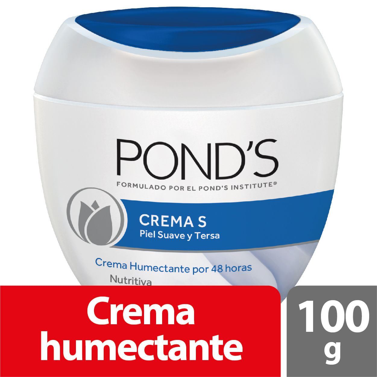 Crema Humectante Facial Ponds S X 100G