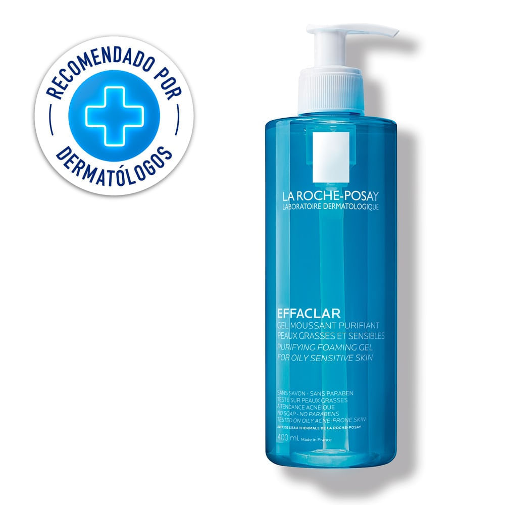 Gel Limpiador Facial Piel Grasa Y/O Tendencia Acneica La Roche Posay Effaclar Gel X 400Ml