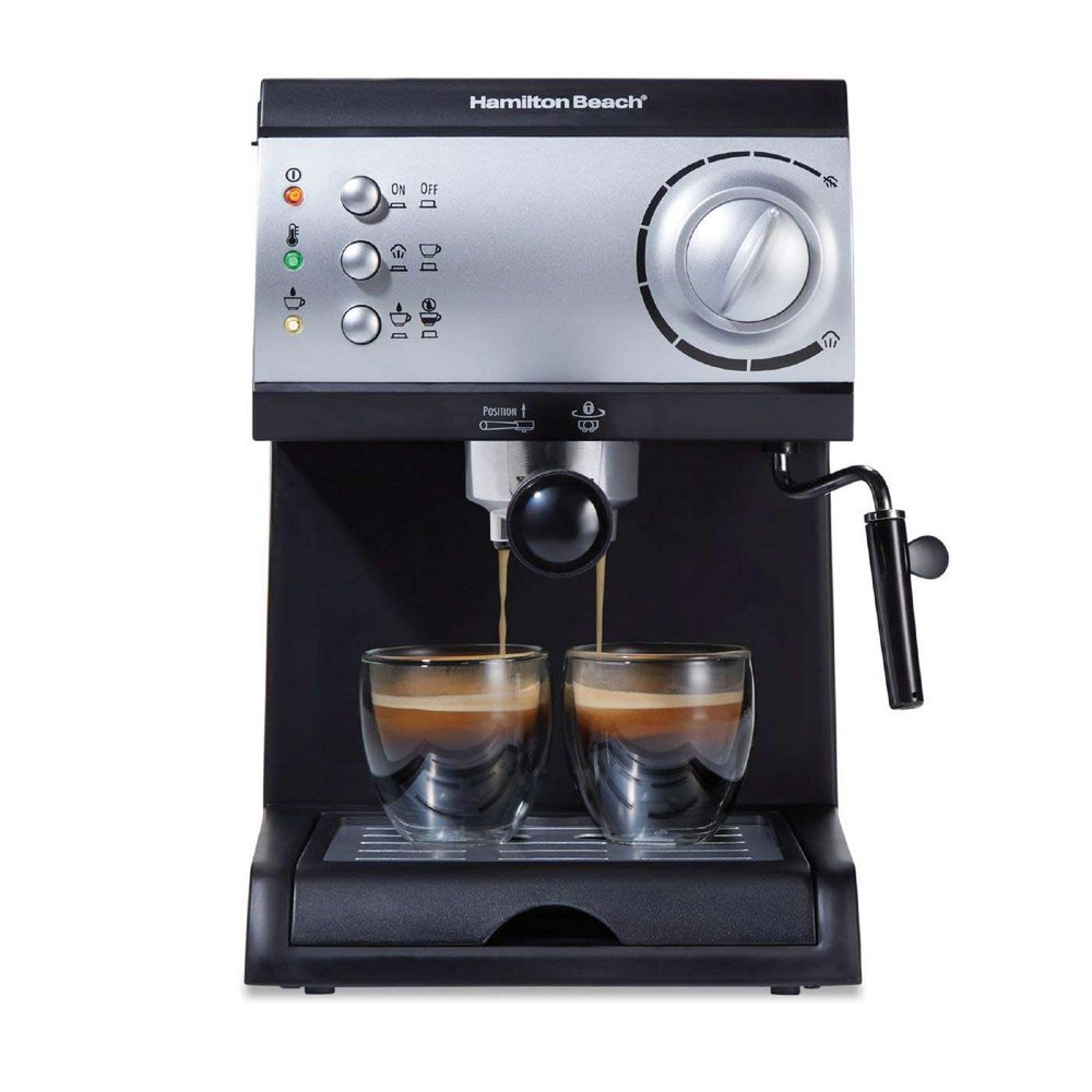 Maquina Espresso y Capuccino HAMILTON BEACH 40715