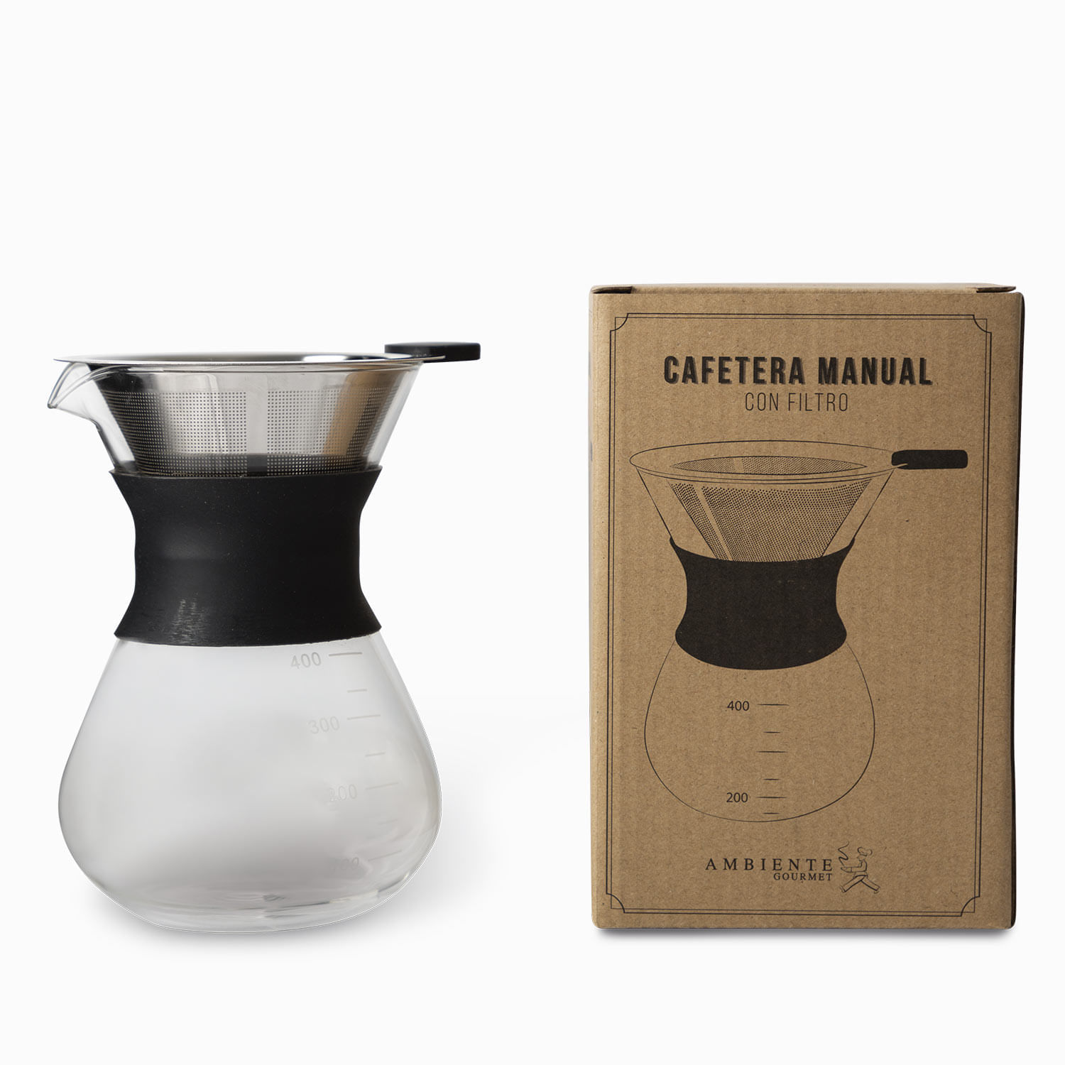 Cafetera filtro manual