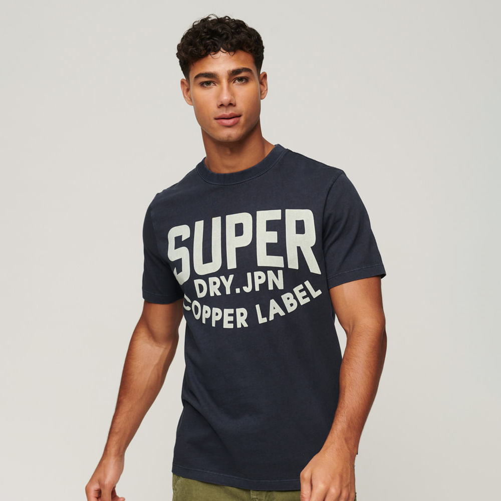 Camiseta Manga Corta Para Hombre Vintage Copper Label Superdry 55508