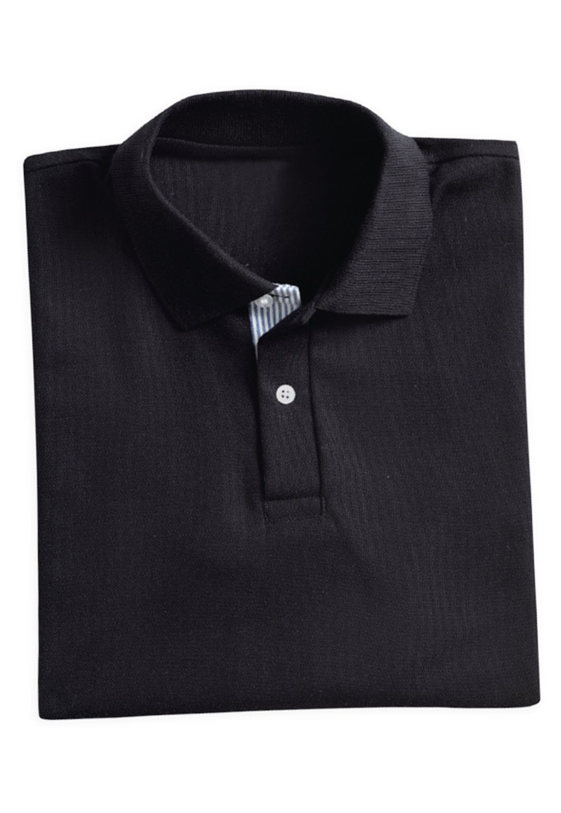 Camiseta Polo Para Hombre Negro MP